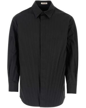 Valentino Garavani Tech Nylon Oversize Shirt - Black