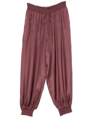 Zimmermann Aster Silk Pants - Purple