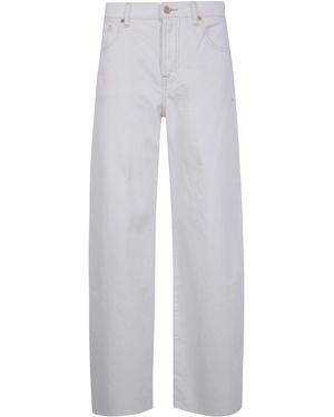 7 For All Mankind "Bonnie Curvilinear" Jeans - White