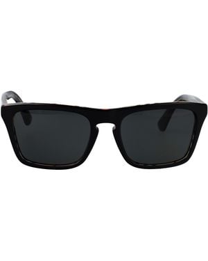Burberry Check Acetate Sunglasses - Black