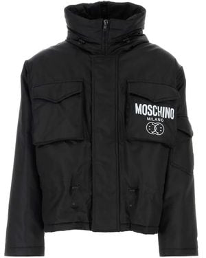 Moschino Nylon Padded Jacket - Black