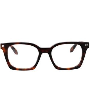 Off-White c/o Virgil Abloh Shiny Havana Acetate Glasses - Black