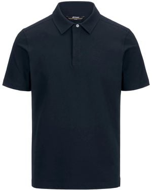 K-Way Vincelle Cotton Polo - Blue