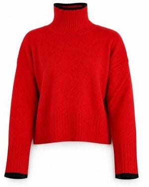 Pinko Wool Cashmere Sweater - Red