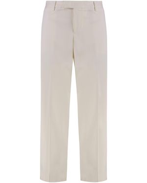 PT01 Stretch Cotton Pants - White