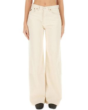 Lois Lindsay Palazzo Trousers - Natural
