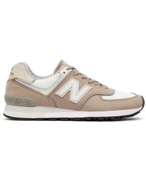 New Balance 576 Toasted Nut Made - White