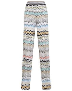 Missoni Viscose Pants - Blue