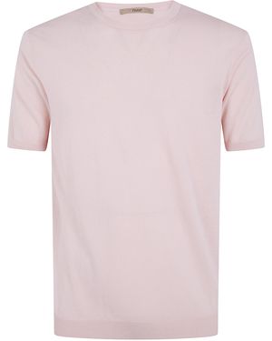 Nuur Crew Neck T-Shirt - Pink