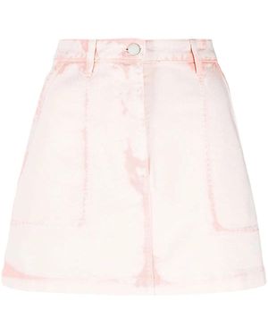 Alberta Ferretti And Cotton Skirt - Pink