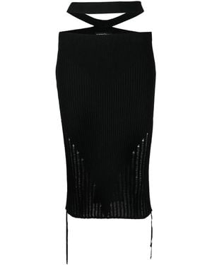 ANDREADAMO Andreadamo Midi Skirt - Black