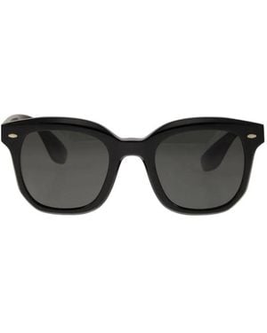 Brunello Cucinelli Acetate Filù Sunglasses With Classic Lenses - Black
