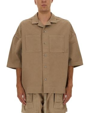Rick Owens Magnum Tommy" Shirt - Natural