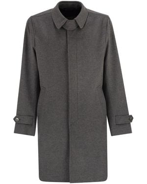 Herno Wool And Cashmere Coat - Gray