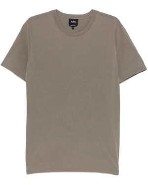 A.P.C. T-Shirts And Polos Coton - Gray