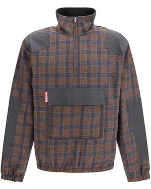 GR10K Cotton-Blend Zip Jacket - Gray