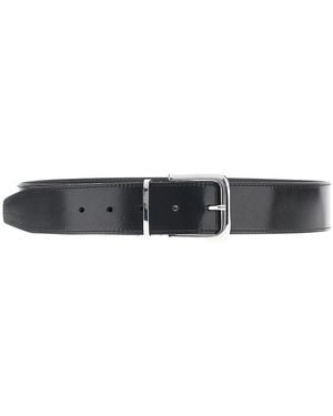 Frankie Shop Sarno Leather Belt - Black