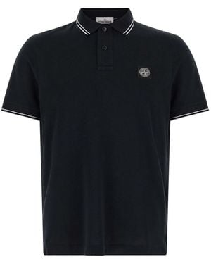 Stone Island '2200010' Polo Shirt - Black