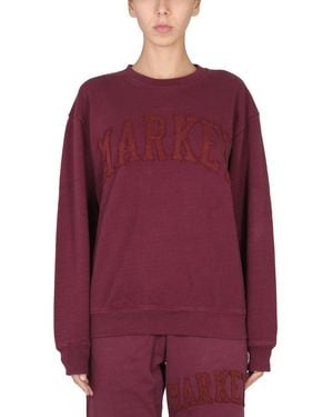 Market Vintage Wash Sweatshirt - Red