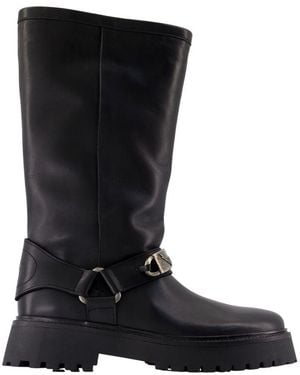 Zadig & Voltaire Angie Smooth Ankle Boots - Black