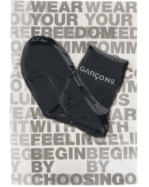 Comme des Garçons Comme Des Garçons Homme Plus Logo Socks - Gray