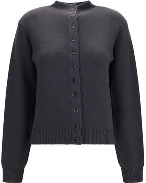 Lemaire Reversible Cashmere Button Sweater - Blue