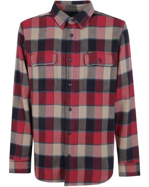 Filson "Vintage Flannel Work" Shirt - Red