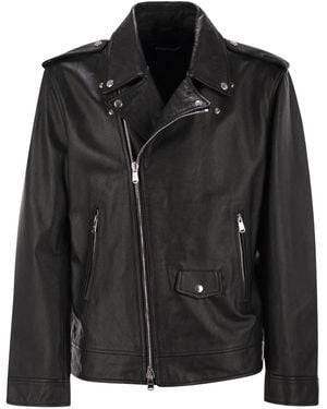 Dondup Leather Jacket - Black