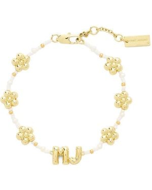 Marc Jacobs The Beaded Balloon Bracelet - Metallic