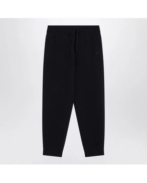 Burberry Cashmere-Blend Jogging Trousers - Black