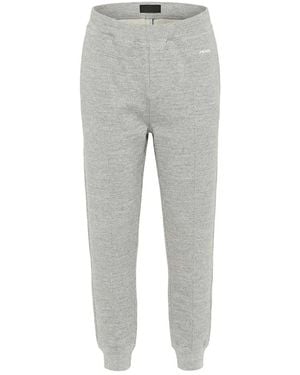 Prada Cotton Fleece Trousers - Grey