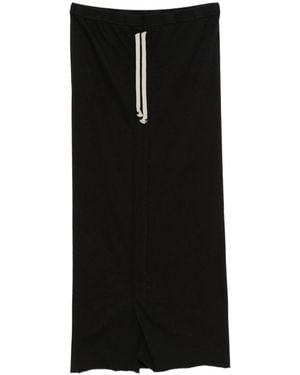 Rick Owens Cotton Skirt - Black