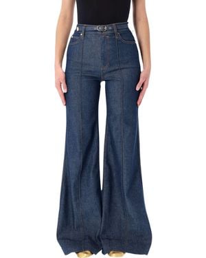 Zimmermann Flared Denim Jeans - Blue