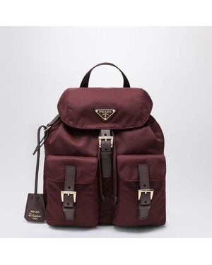 Prada Re-Edition 1978 Small Burgundy Re-Nylon Backpack - Purple