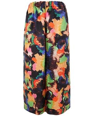 Daniela Gregis Printed Twill Pyjama Trouser - White