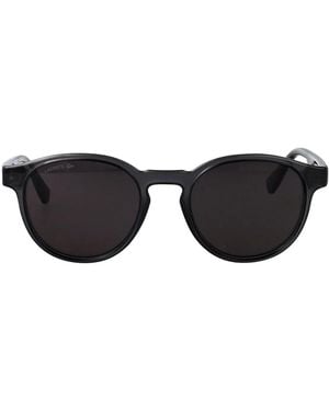 Lacoste Transparent Dark Acetate Sunglasses - Black