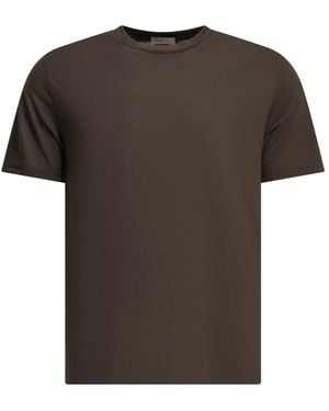 Herno "Resort Lana" Crew-Neck T-Shirt - Black