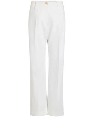 Patou Large Belt Pants - White