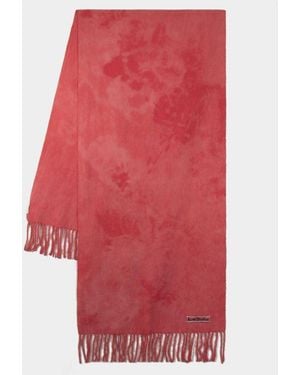 Acne Studios Canada Tie Dye Scarf - Red