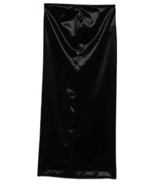 Patrizia Pepe Midi Skirt With Zipper - Black