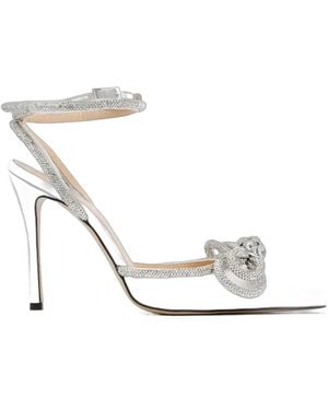 Mach & Mach Mach & Mach Double Bow High Heels - Metallic