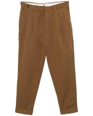 PT01 Vintage Carrot Pants - Brown