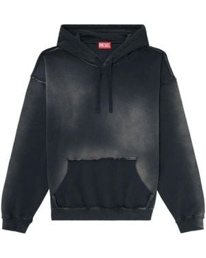 DIESEL Pock Hoodie Washed - Blue