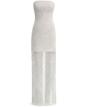 ROTATE BIRGER CHRISTENSEN Long Lace Dress - White