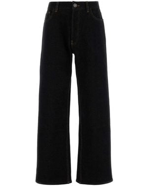 Alaïa Alaia Midnight Stretch Denim Jeans - Black
