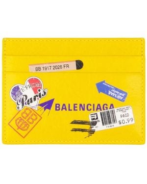 Balenciaga Card Holder - Yellow