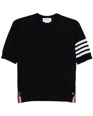 Thom Browne Wool Crewneck Sweater - Black