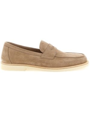 Brunello Cucinelli 'Penny Loafer Light' Loafers - Brown