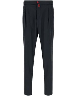 Kiton Button Pants - Blue