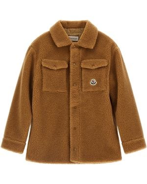 Moncler Enfant Teddy Shirt - Brown